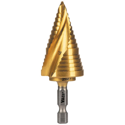 Klein Tools 25961 Step Drill Bit, 7/8 to 1-1/8-Inc