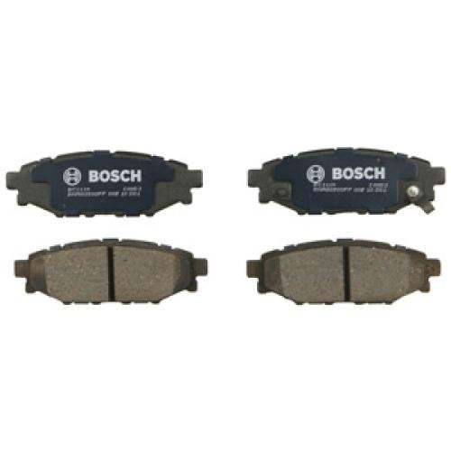 BOSCH BC1114 QuietCast Premium Ceramic Disc Brake Pad Set - Compatible with Select Subaru BRZ, Crosstrek, XV Crosstrek, Forester, Impreza, Legacy, Outback, WRX; REAR
