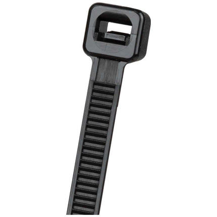Cable Ties, 50-Pound Tensile Strength, Heavy Duty Nylon Cable Zip Ties, Indoor/Outdoor Use, 7.75-Inch, Black, 100-Piece Klein Tools 450-200