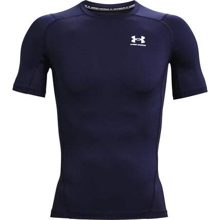 Under Armour Mens UA HG Armour Comp SS, short-sleeved sports t-shirt for men, comfortable and lightweight gym clothes for workouts