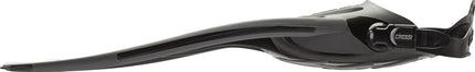 Cressi Men's Cressi Frog Plus Open Heel, Black/Silver, S M UK 7 8 - EU 38 41