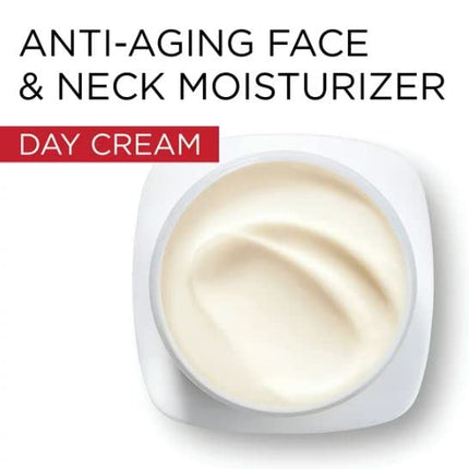 L'Oreal Paris Revitalift Crema Hidratante de Día Antiarrugas y Reafirmante para Rostro y Cuello, 1.7 Onzas