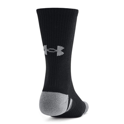 Under Armour Men's Heatgear Crew Socks Pack of 3, L