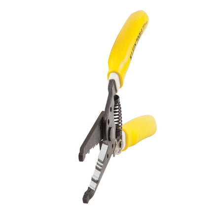 Klein Tools K1412 Wire Cutter/Wire Stripper, Dual NM Cable,Yellow/White, Strips 12 and 14 AWG Solid Wire