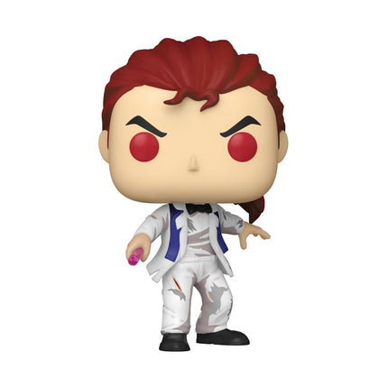 Funko Pop! Figura de vinilo, X-Men '97 Gambit Batalla de Genosha #1540, Exclusivo de Entertainment Earth, 4.75 pulgadas, Caja con ventana