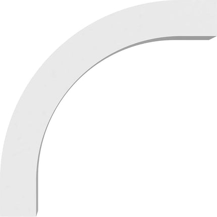 Ekena Millwork BRCP03X12X12HTG PVC Brace, 3" W D x 12" H, White