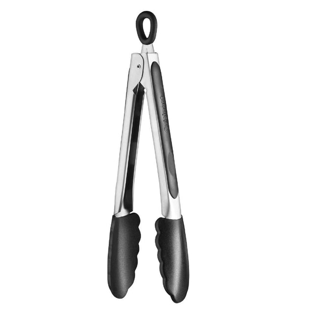 CUISINART CTG-00-9STN Silicone-Tipped 9" Tongs, Bl