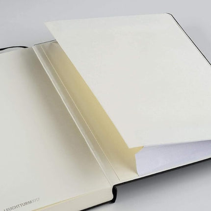 Notebook Pocket (A6) Hardcover, 185 Numbered Pages, Ruled, Black