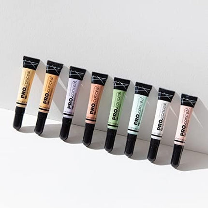 L.A Girl HD Pro Conceal Highlighter Gel Natural Finish, White, 8g