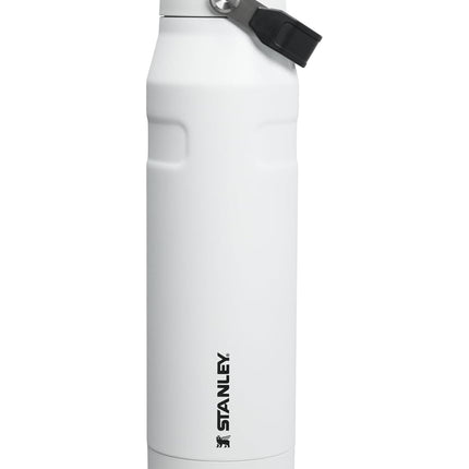 Stanley IceFlow Flip Straw 2.0 Water Bottle 36 OZ | Built-In Straw with Larger Opening | Lightweight & Leak-Resistant | Insulated Stainless Steel | BPA-Free | Chalk