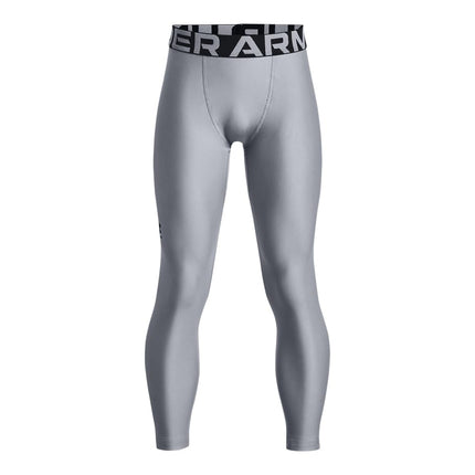 Under Armour Kids High Gear Leggings Steel/Black 9