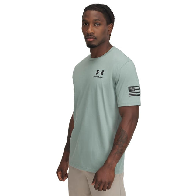 Under Armour - Mens New Freedom Flag T-Shirt, Colo