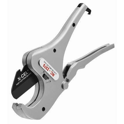 RIDGID 30088 Coupe-tube et tuyaux en plastique à cliquet Modèle RC-2375, Coupe-tube de 1/8 à 2-3/8 pouces, Chrome