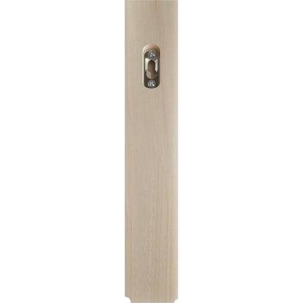 Ekena Millwork BKTW02X04X10CVRW 1 3/4" W x 4" D x 10" H Clarksville Bracket, Rubberwood, Rubber Wood