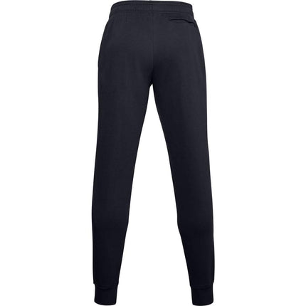 Under Armour Mens Ua Rival Fleece Joggers Sweatpants, Black / / White, L EU