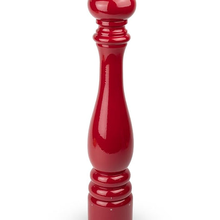 PEUGEOT - Paris u'Select 40 cm Pepper Mill - 6 Predefined Grind Settings - Made with PEFC Certified Wood - Made in France - Glossy Passion Red Colour
