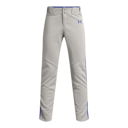 Pantalón Utility Pipe de Under Armour para niño, (081) Baseball Gray/Royal/Royal, XL juvenil
