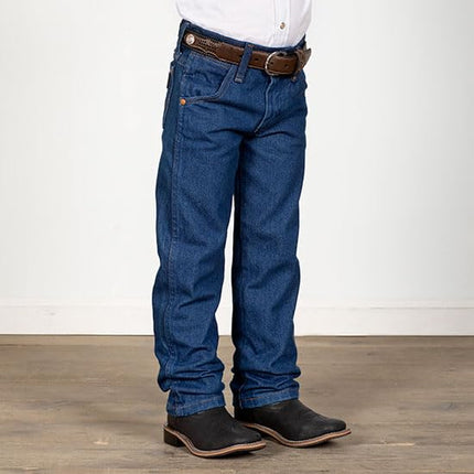 Wrangler Boys 13Mwz Cowboy Cut Original Fit Jeans, Índigo Pre-lavado, 3