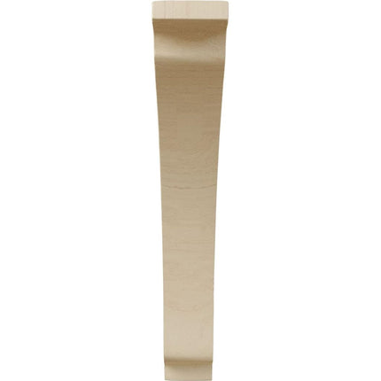 Ekena Millwork BKTW01X07X10THRW-CASE-2 1 3/4 inch W x 7 1/2 inch D x 10 1/2 inch H Medium Thorton Wood Bracket, Rubberwood (2-Pack),