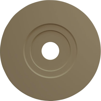 Ekena Millwork CM20PMPCC Palmetto Ceiling Medallion, Pot of Cream Crackle