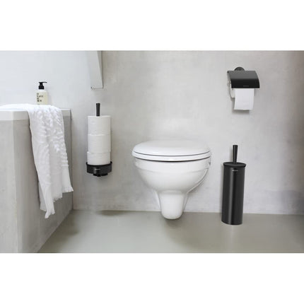 Brabantia Toilet Brush and Holder, Black