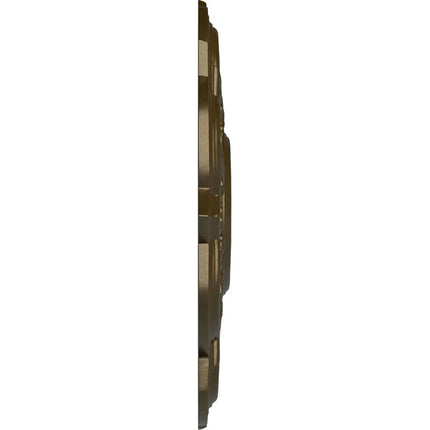 Ekena Millwork CM20DRBRS Deria Ceiling Locket 20" OD x 1.5" P (Fits Canopies up to 6") Hand Painted Brass