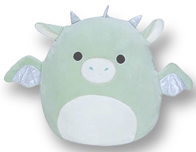 Squishmallows 7" Drew Dragon Plush - Green with Wh