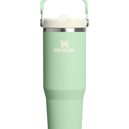 STANLEY IceFlow 2.0 Flip Straw Tumbler with Handle 30 oz | Twist On Lid and Flip Up Straw | Leak Resistant Water Bottle | Insulated Stainless Steel | BPA-Free | Pistachio