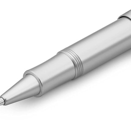 Kaweco AL SPORT Rollerball Silver I Gel/Ballpoint Pen Including 0.7 mm Rollerball Pen Refill in Classic Design with Ceramic Ball I Premium Aluminium Gel Roller 13 cm