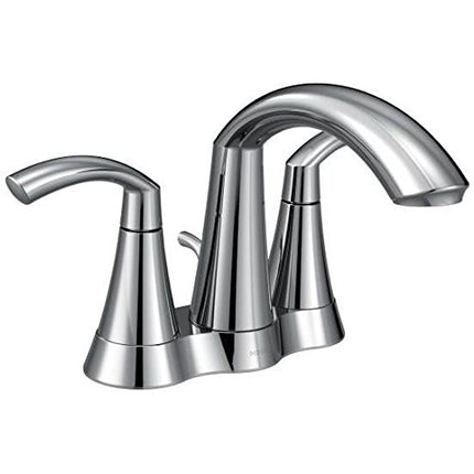 Moen Glyde Two-Handle High Arc Bathroom Faucet, Chrome (6172)