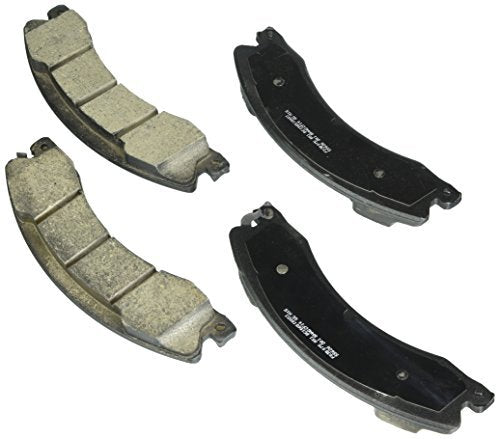 BOSCH BC1565 QuietCast Premium Ceramic Disc Brake Pad Set - Compatible with Select Chevrolet Silverado 2500/3500 HD, Suburban 3500 HD; GMC Sierra 2500/3500 HD; Nissan NV1500, NV2500, NV3500, Titan XD