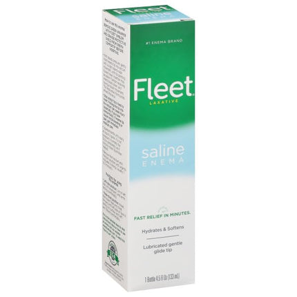 Fleet Enema Saline Ready to Use - 4.5 oz (6 Pack)
