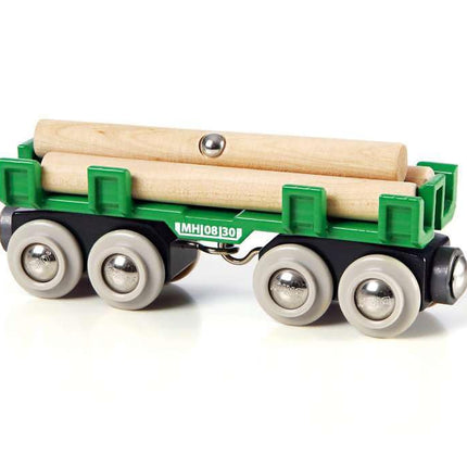 BRIO World Lumber Loading Wagon Engine Train Toy f