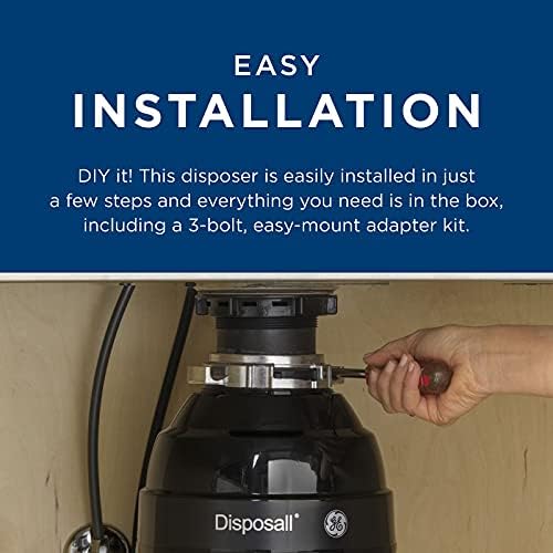 GE GFC1020V 1 Horsepower Deluxe Continuous Feed Disposall Food Waste Disposer