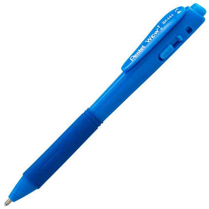 Pentel Wow! Retractable Ballpoint Pen, (1.4mm) Bold Line, Assorted Ink Colors, 8 Pack