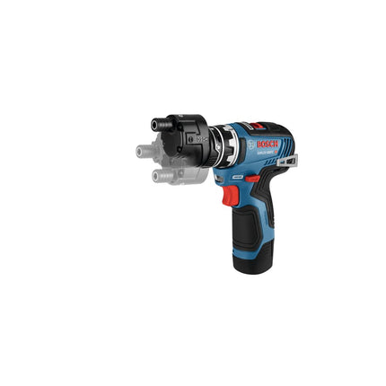 Bosch GSR12V-300FCB22 12V Max EC Brushless Flexiclick 5-in-1 Drill/Driver System with (2) 2.0 Ah Batteries