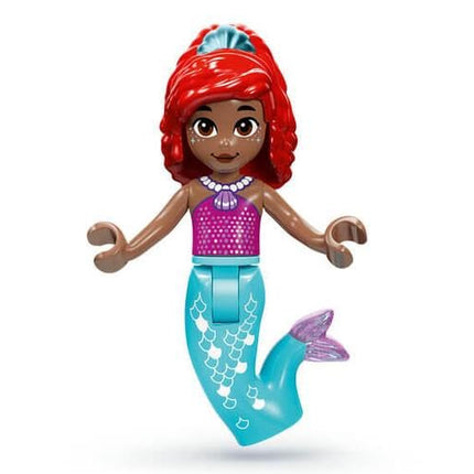 LEGO ǀ Disney Princess Ariel’s Crystal Cavern Buildable Toy Playset for Kids, Little Mermaid Mini-Doll, Fish Figure and Treasure Chest, Gift Made for 4 Plus Year Old Girls & Boys 43254