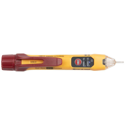 Klein Tools NCVT2PKIT Non-Contact Voltage Tester with Outlet Tester, 12-48V AC or 48-1000V AC Dual Range for Broad Application