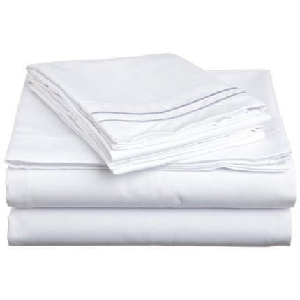 Elegant Comfort Wrinkle & Fade Resistant Premium Hotel Quality Microfiber Ultra Soft Luxurious 4-Piece Bed Sheet Set with Deep Pockets, California King, White