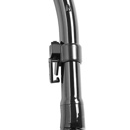 CRESSI Dry Snorkel - Unisex Premium Dry Snorkel for Diving/Apnea/Snorkeling, Black/Red, One Size