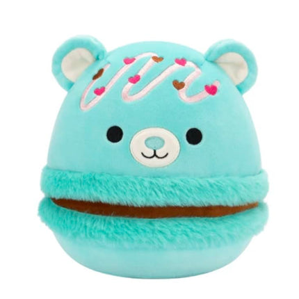 Squishmallows 2025 Peluche Original de 8 Pulgadas del Escuadrón de San Valentín - Juguete de Peluche Suave y Achuchable Coleccionable - Añade a Tu Escuadrón - Regalo para Niños y Niñas (Belinda la Osa Macarrón)