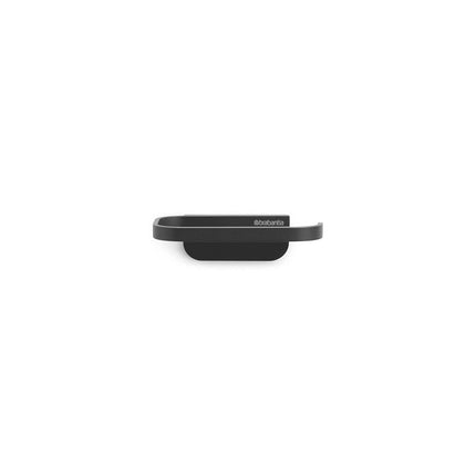 Brabantia - Mindset Toilet Roll Holder - Fits All Regular Roll Sizes - Wall-Mounted - Corrosion Resistant - Bathroom Accessory - Fixing Materials Included - Infinite Grey - 4.2 x 8.6 x 14 cm