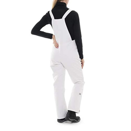ARCTIX Women's Essential Insulated Bib Overalls, White, 2X (20W-22W) 27" Short