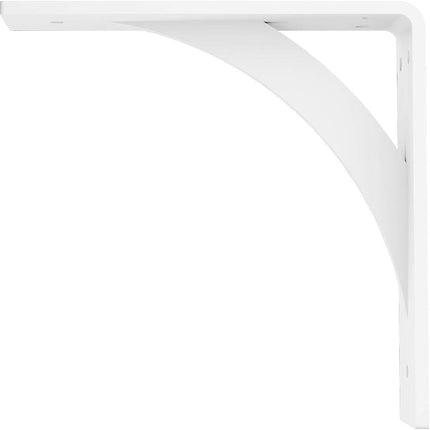 Ekena Millwork BKTM02X08X08LEPWH 2 inch W x 8 inch D x 8 inch H Legacy Steel Bracket, White Primer