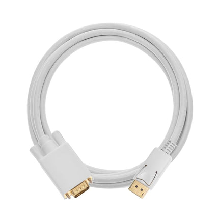 Monoprice 6ft 28AWG DisplayPort to VGA Cable - White
