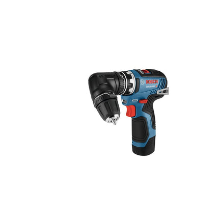 Bosch GSR12V-300FCB22 12V Max EC Brushless Flexiclick 5-in-1 Drill/Driver System with (2) 2.0 Ah Batteries