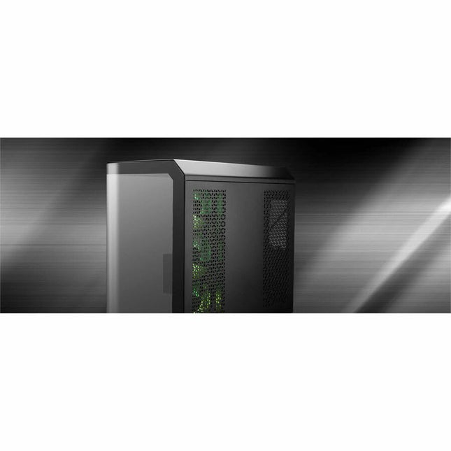 MSI MAG PANO 120R PZ - Gabinete ATX Mid-Tower para PC Gaming - Panel de cristal templado de 270 grados - Soporte para refrigeración líquida con radiador de hasta 360 mm - 7 ventiladores ARGB preinstalados - Soporte para tarjeta gráfica