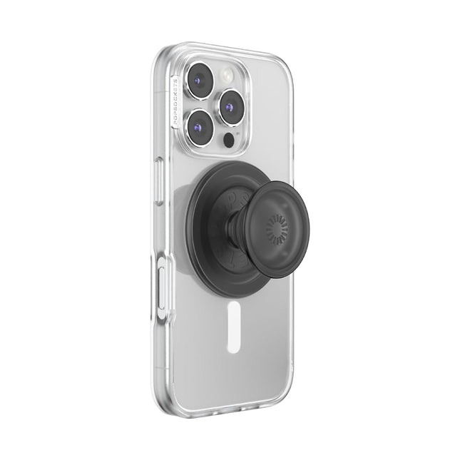 PopSockets Phone Grip for MagSafe, Magnetic Holder, Phone Stand, Black - New Essentials