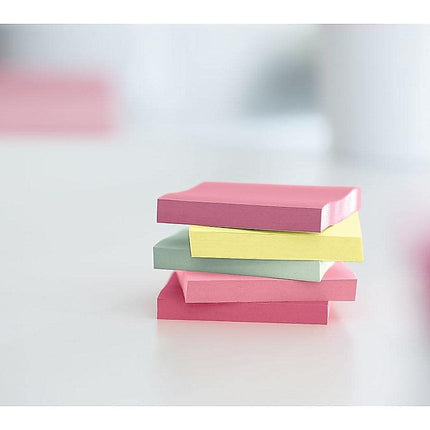 Notas Post-it Pop-up, 76x76 mm, 12 Blocs, Las notas adhesivas favoritas de Estados Unidos, Colección Beachside Café, Colores Pastel, Reciclables (R330-12AP)