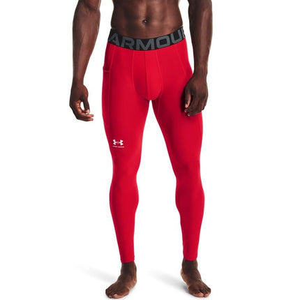 Under Armour Men's Armour HeatGear Leggings, Red (